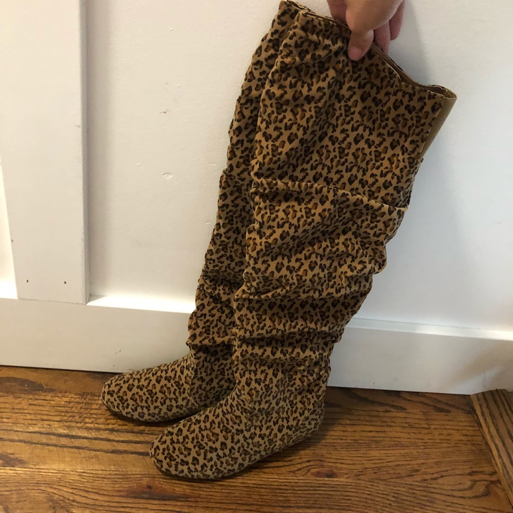 Cheetah boots